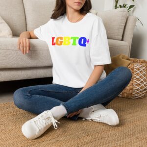 LGBTQ+ Rainbow Graphic T-Shirt — Pride Tee for LGBTQ+ Support & Celebration